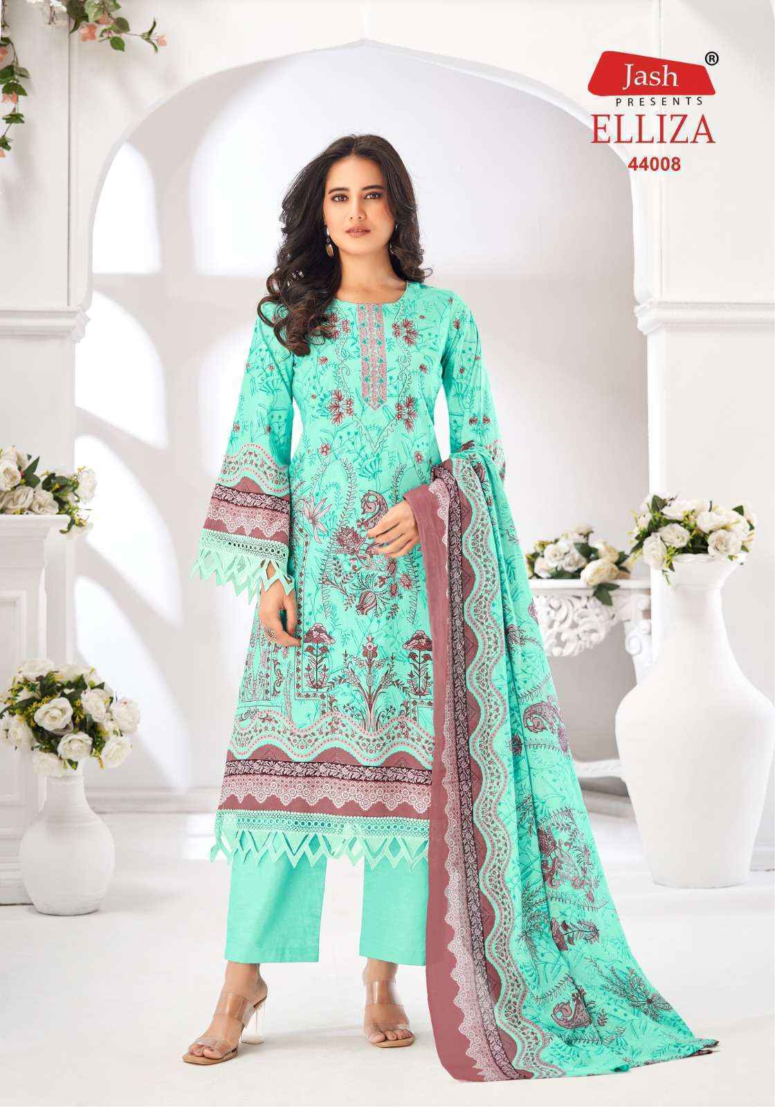 Jash Elliza Vol-44 Cotton Pakistani Suits - Wholesale Factory (10 pcs Catalogue)