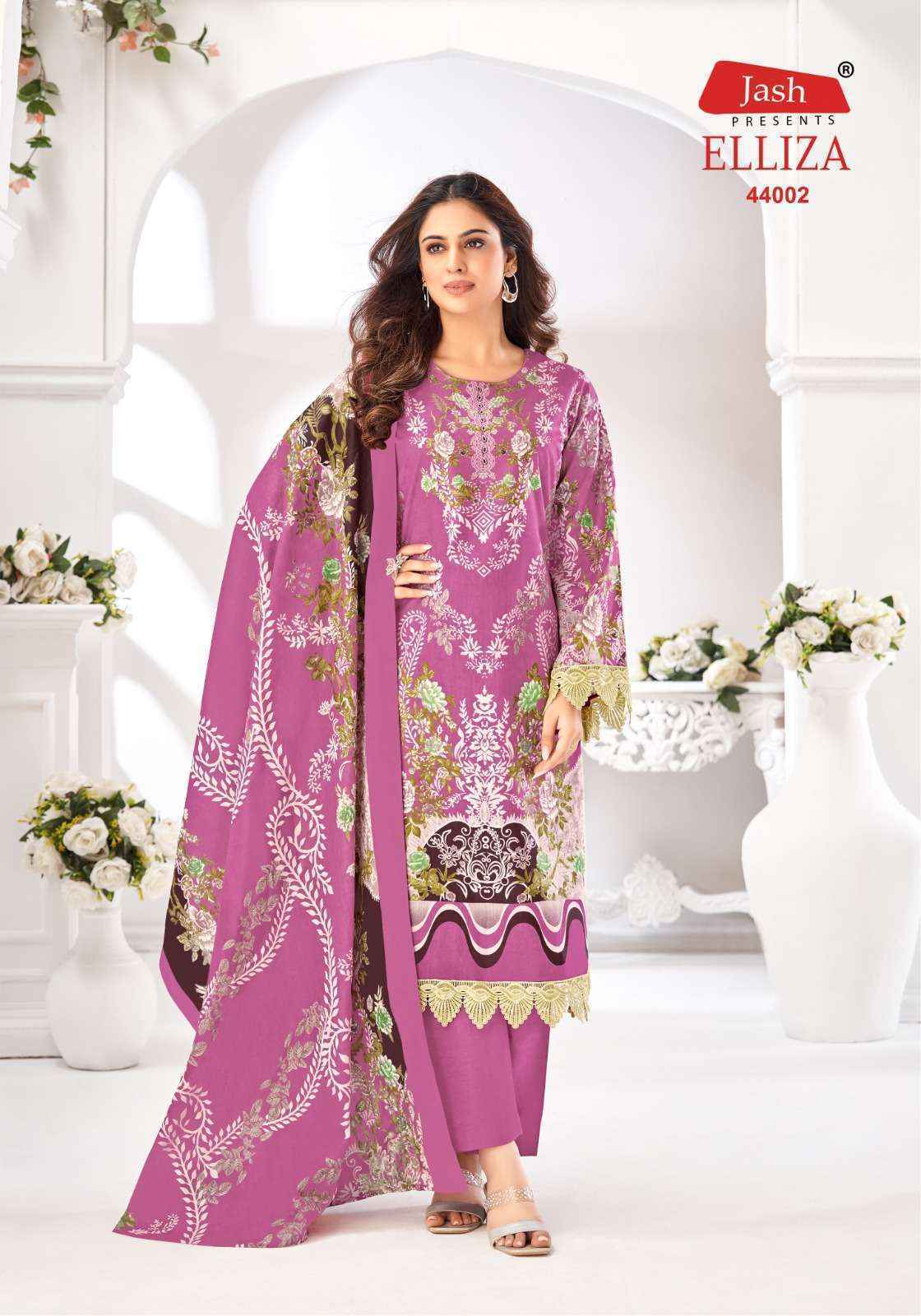 Jash Elliza Vol-44 Cotton Pakistani Suits - Wholesale Factory (10 pcs Catalogue)