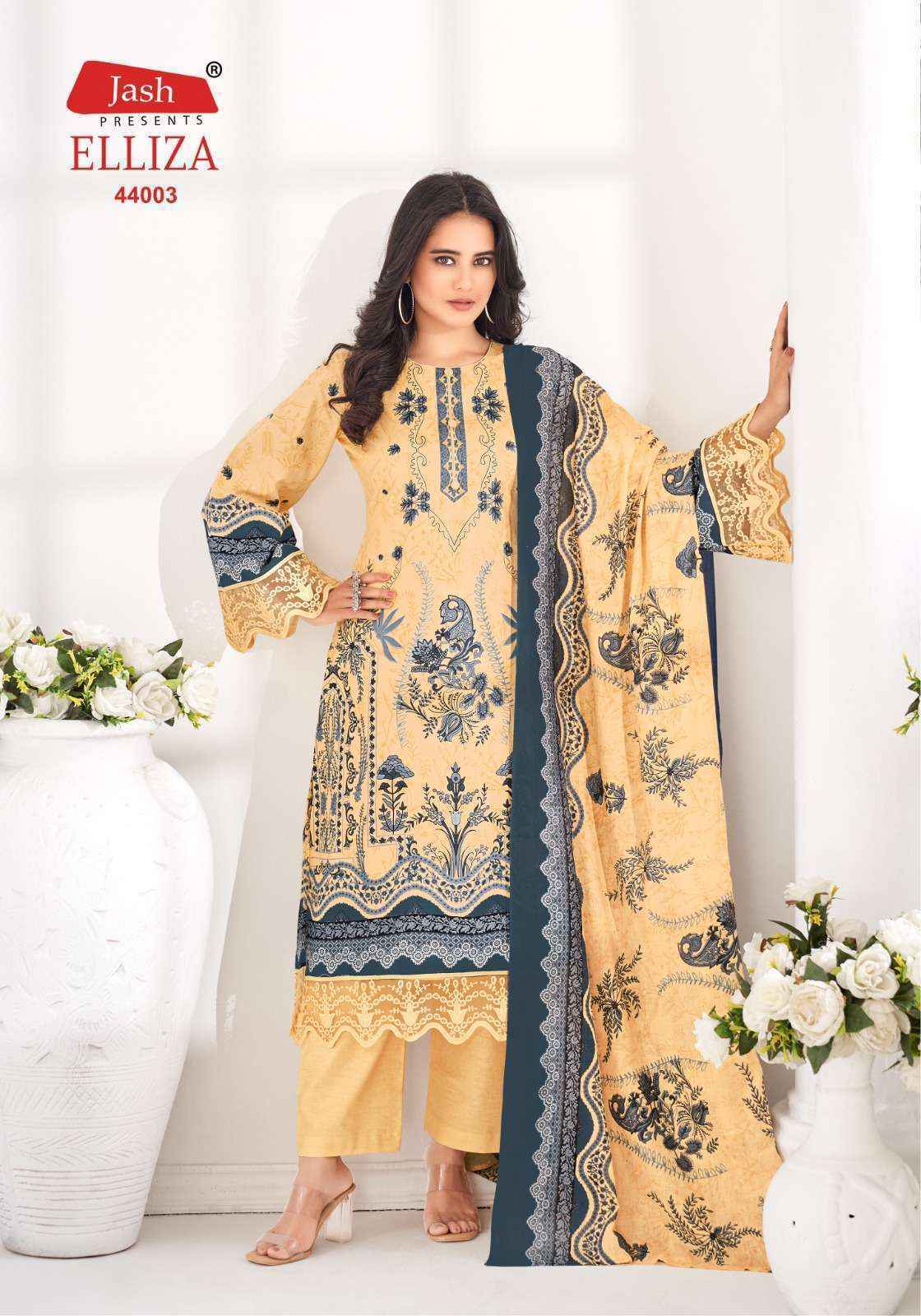 Jash Elliza Vol-44 Cotton Pakistani Suits - Wholesale Factory (10 pcs Catalogue)
