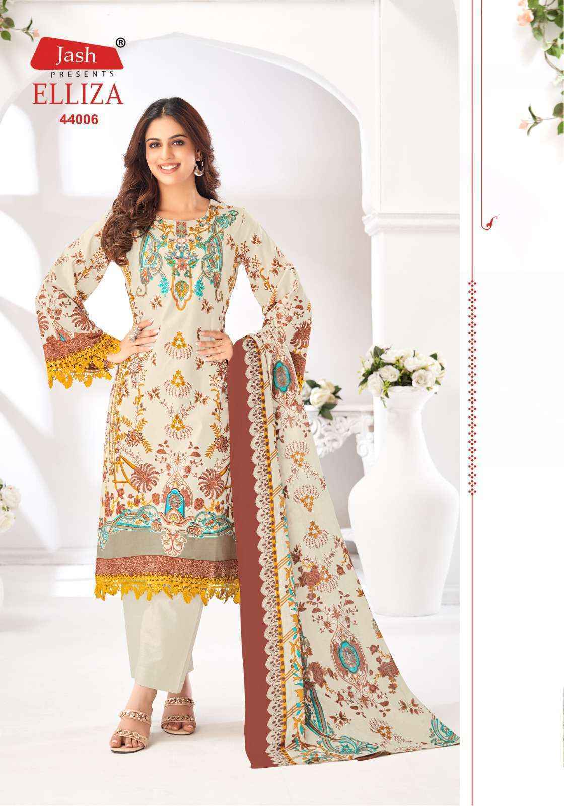 Jash Elliza Vol-44 Cotton Pakistani Suits - Wholesale Factory (10 pcs Catalogue)