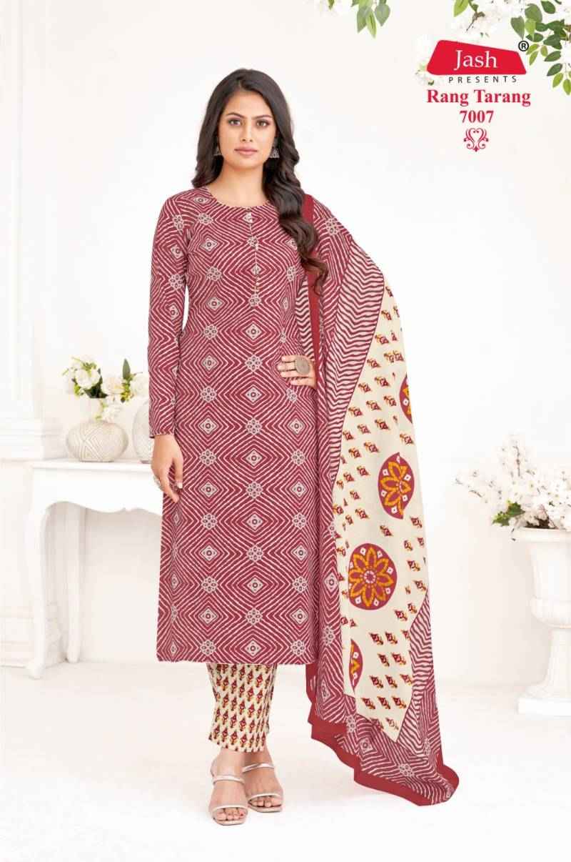 Jash Rang Tarang Vol 7 Cotton Printed Pakistani Suits Wholesale Price (10 Pcs Catalogue )