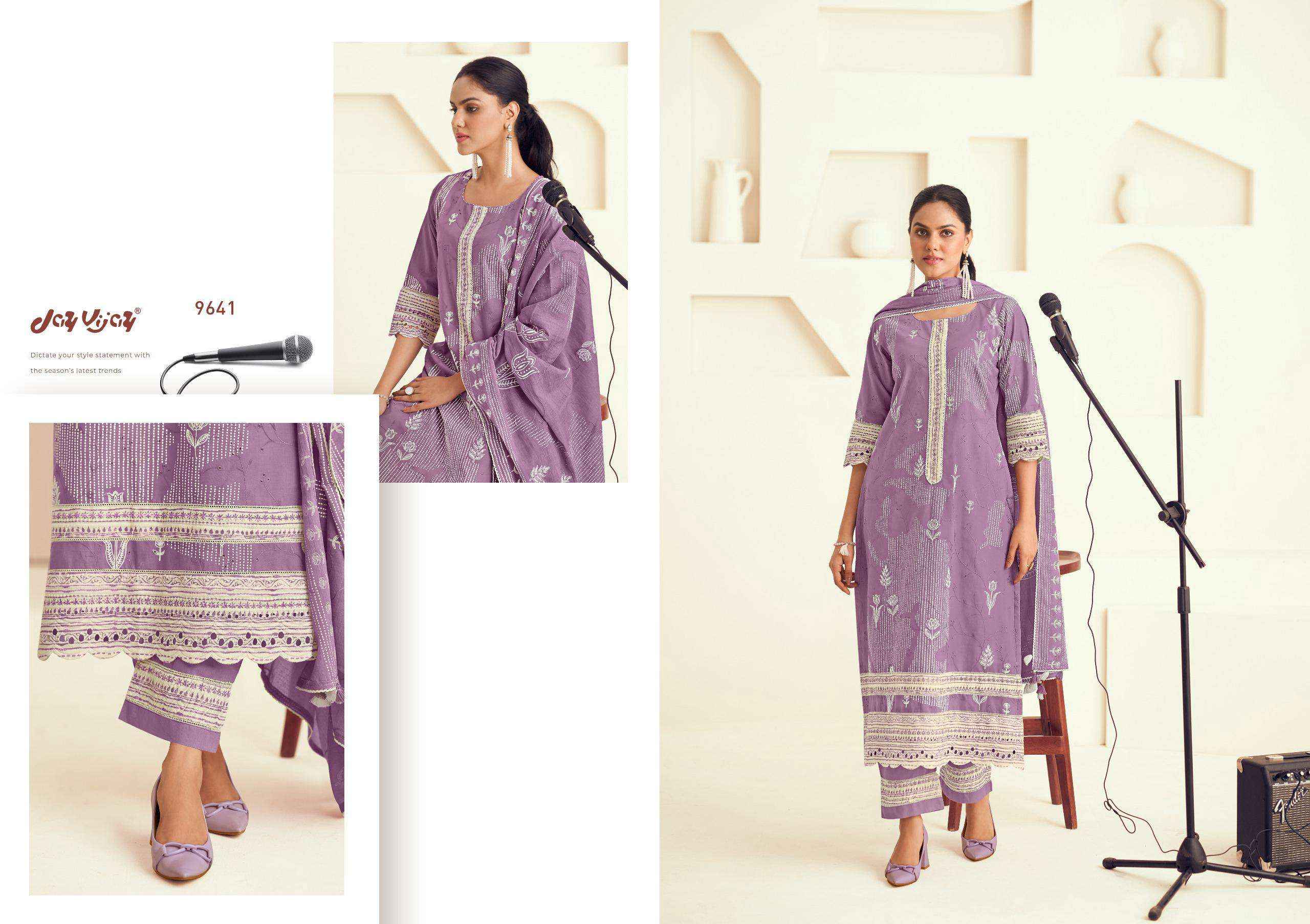 Jay Vijay Forever Girl Ethnic Wear Cotton Dress Material Wholesale Price ( 7 Pcs Catalog )