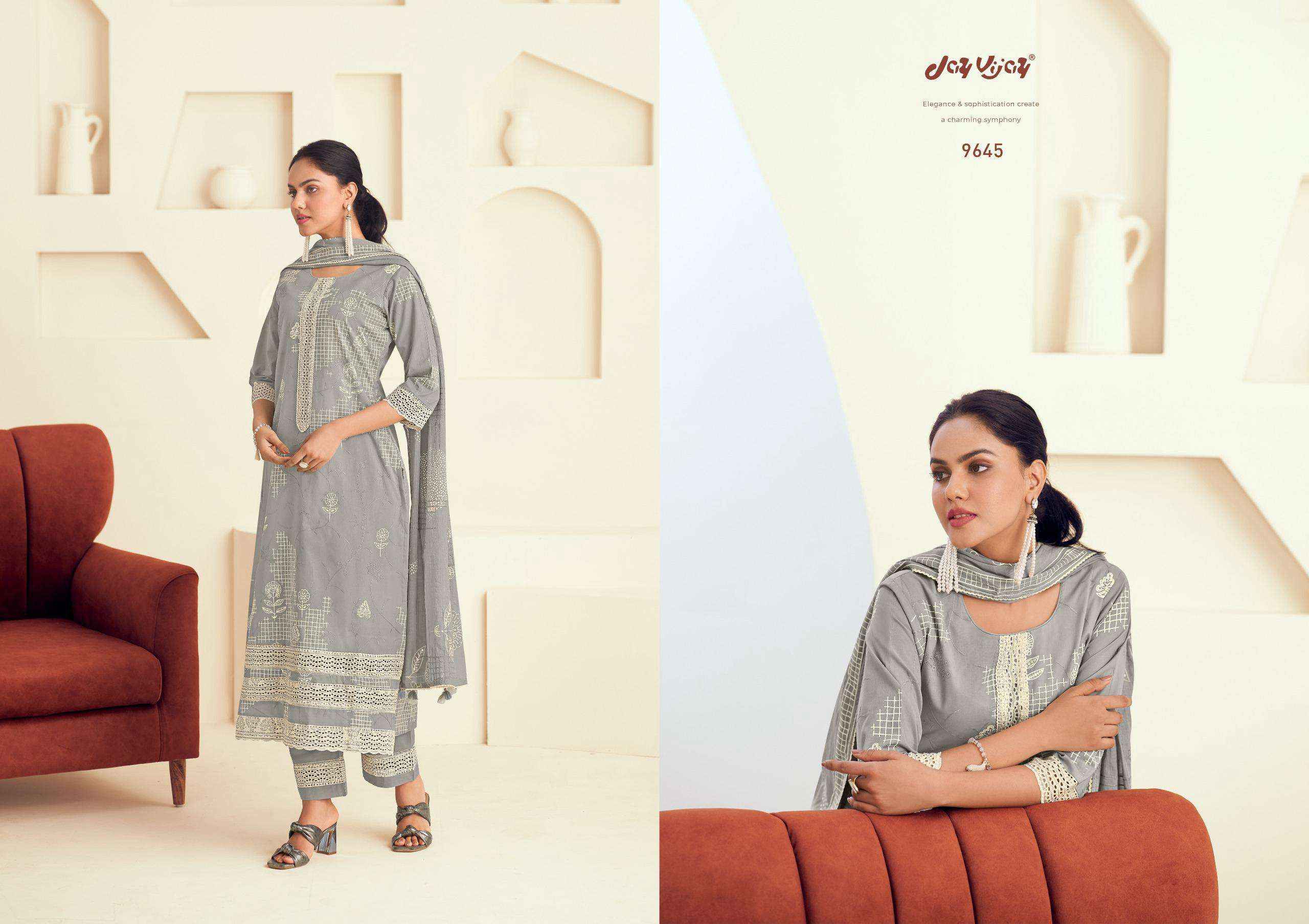 Jay Vijay Forever Girl Ethnic Wear Cotton Dress Material Wholesale Price ( 7 Pcs Catalog )