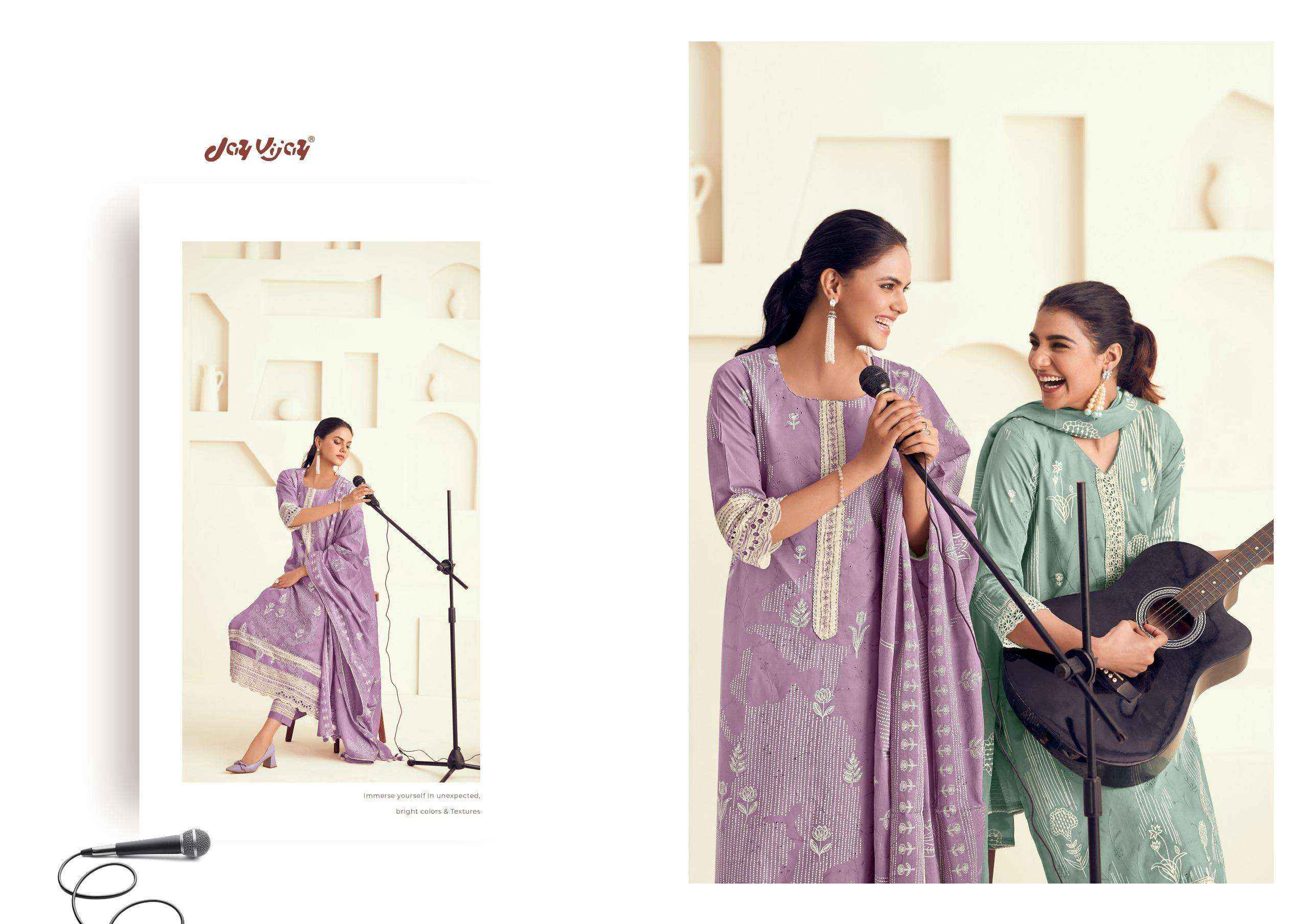 Jay Vijay Forever Girl Ethnic Wear Cotton Dress Material Wholesale Price ( 7 Pcs Catalog )