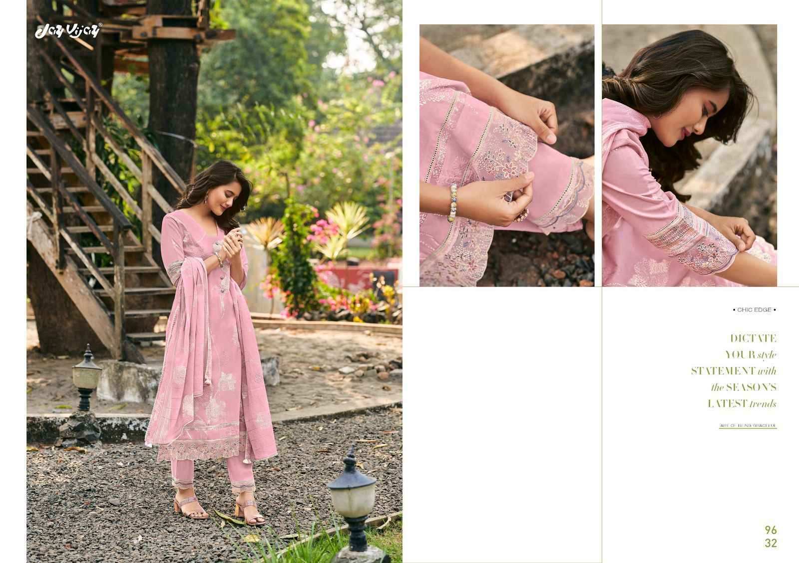 Jay Vijay Luka Chhupi Cotton Suits Latest Catalog Wholesale Price ( 7 pcs Catalogue )