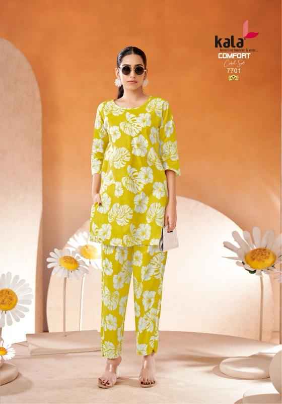 Kala Comfort Cord Set Vol 2 Cotton Co Ord Set Online Shopping ( 12 Pcs Catalogue )