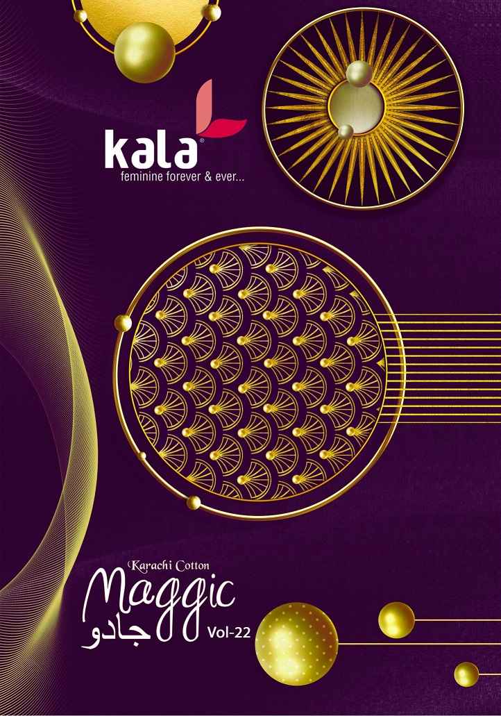 Kala Maggic Vol 22 Cotton Dress Material ( 12 pcs Catalogue )