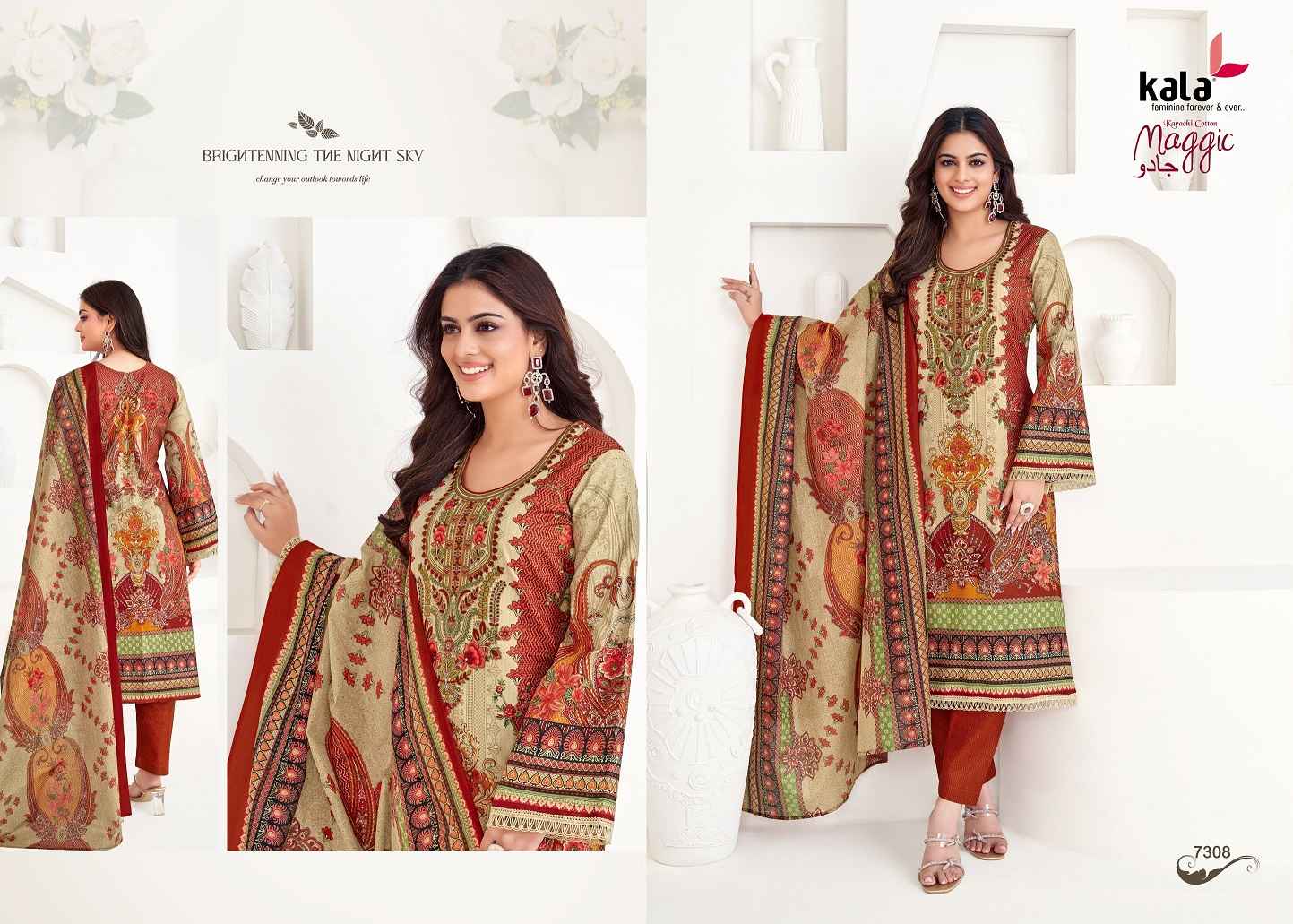 Kala Maggic Vol 22 Cotton Dress Material ( 12 pcs Catalogue )