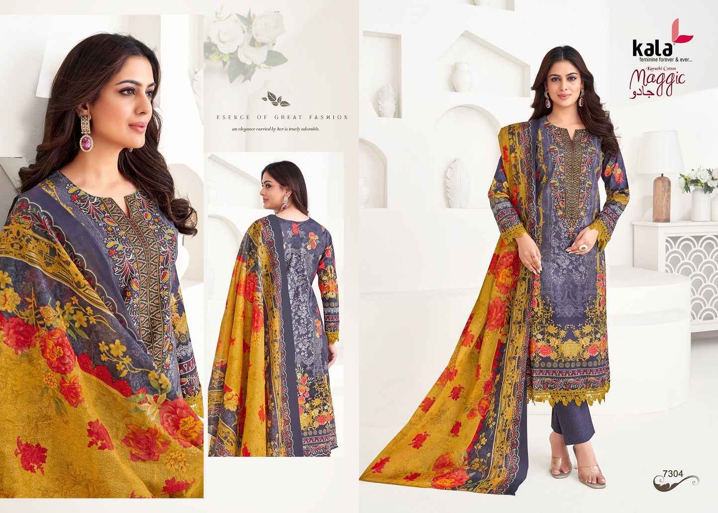 Kala Maggic Vol 22 Cotton Dress Material ( 12 pcs Catalogue )