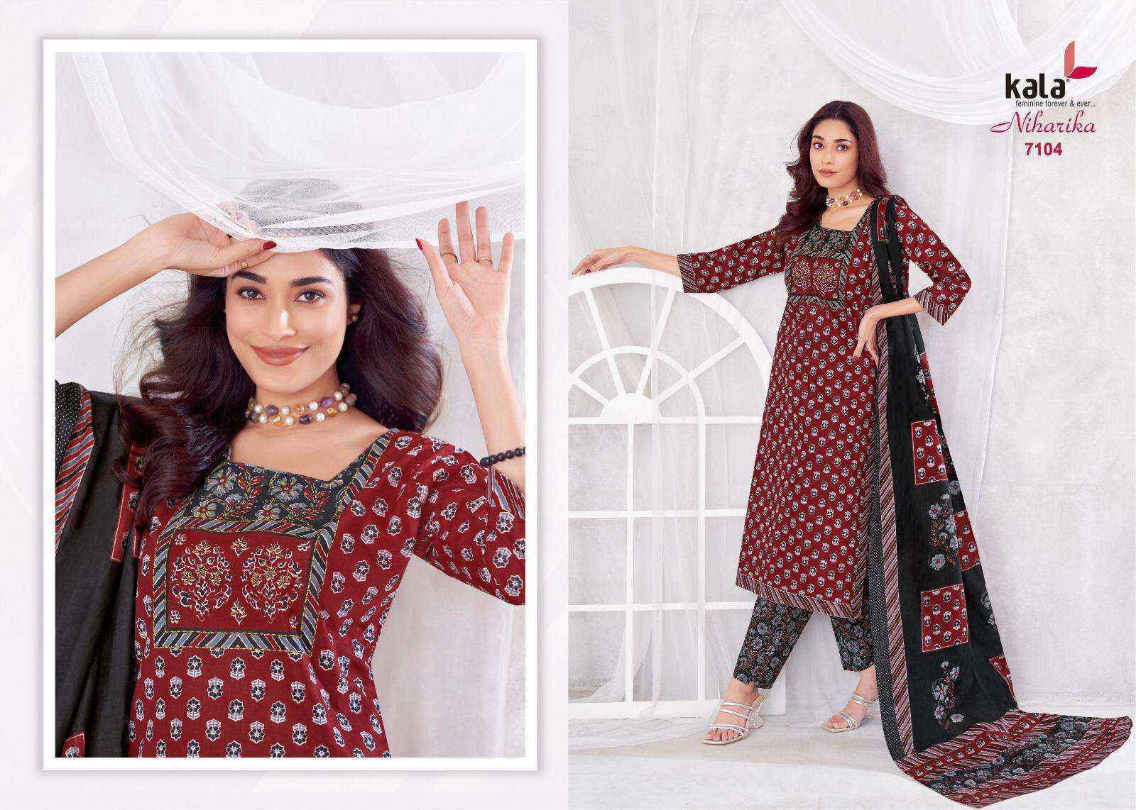Kala Niharika Vol 4 Cotton Suits - Wholesale Factory ( 8 pcs Catalogue )