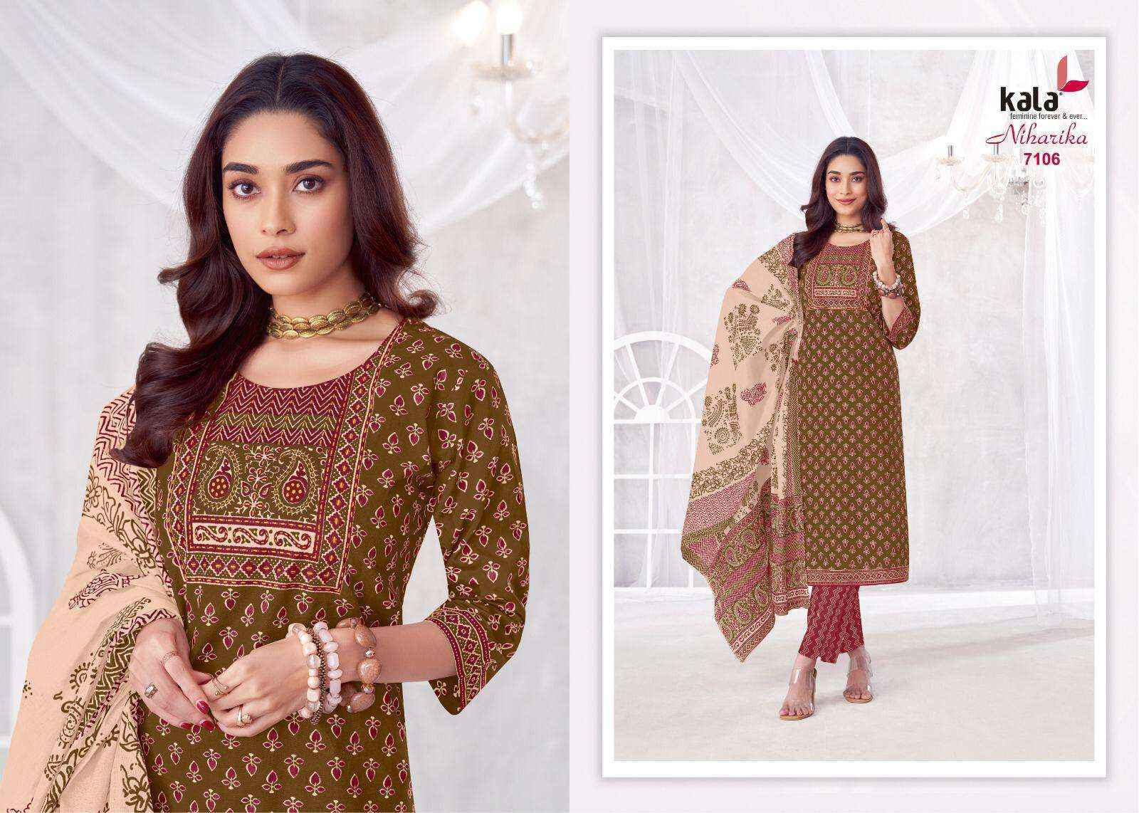 Kala Niharika Vol 4 Cotton Suits - Wholesale Factory ( 8 pcs Catalogue )