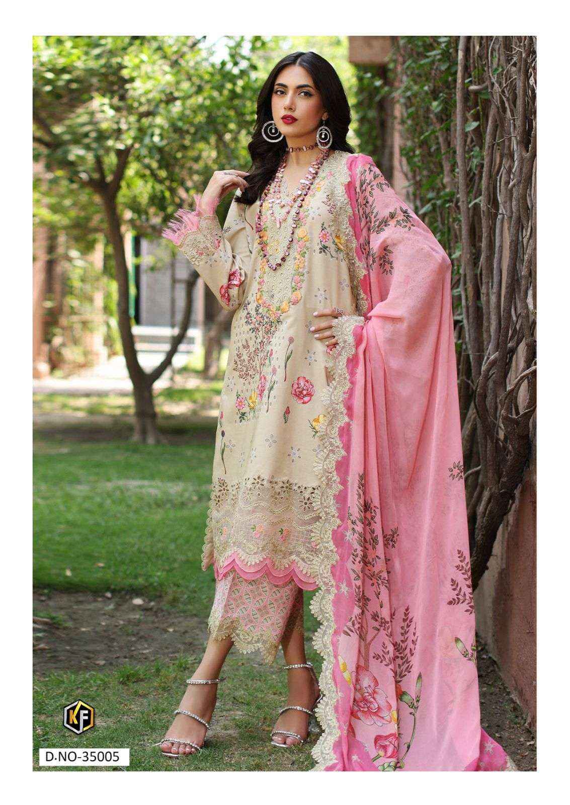 Keval Fab Maria B Vol 35 Cotton Dress Material Wholesale Price ( 6 Pcs Catalogue )