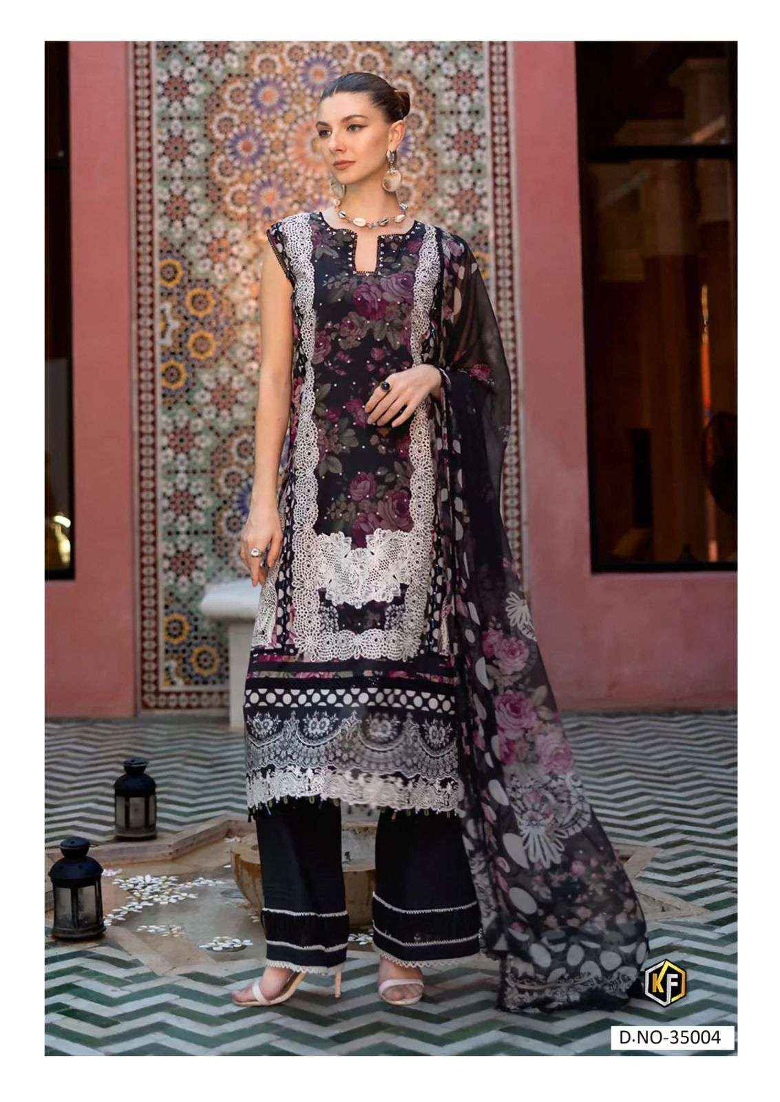 Keval Fab Maria B Vol 35 Cotton Dress Material Wholesale Price ( 6 Pcs Catalogue )