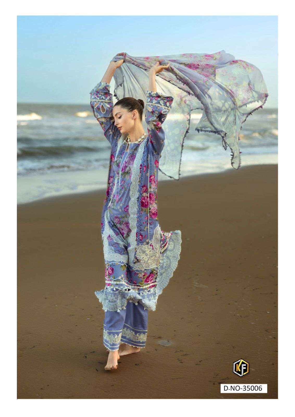 Keval Fab Maria B Vol 35 Cotton Dress Material Wholesale Price ( 6 Pcs Catalogue )