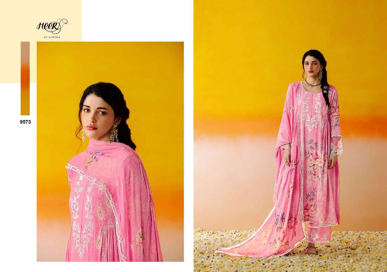 Kimora Heer Guldasta Musline Dress Material Wholesale Price ( 6 Pcs Catalog )