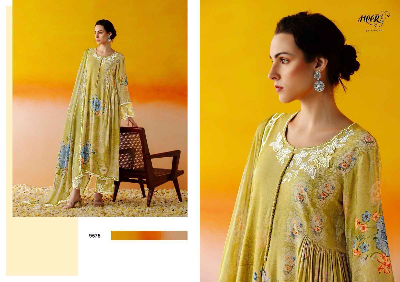 Kimora Heer Guldasta Musline Dress Material Wholesale Price ( 6 Pcs Catalog )