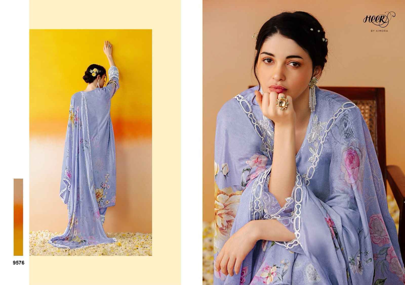 Kimora Heer Guldasta Musline Dress Material Wholesale Price ( 6 Pcs Catalog )