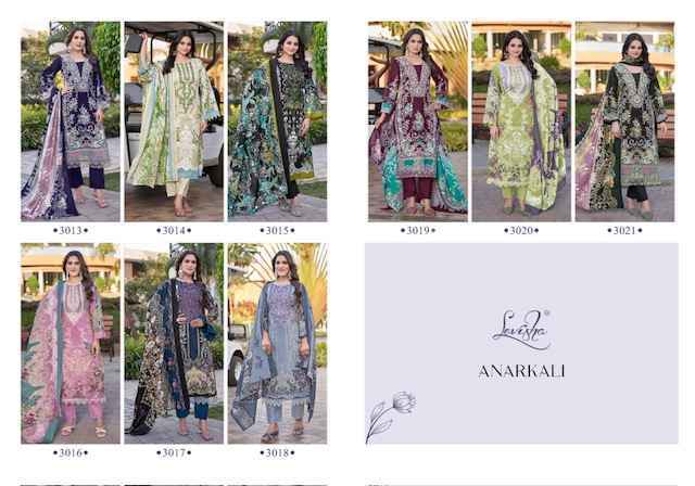 Levisha Anarkali Pakistani Cotton Pakistani Suits - Wholesale Market Surat ( 9 pcs Catalogue )
