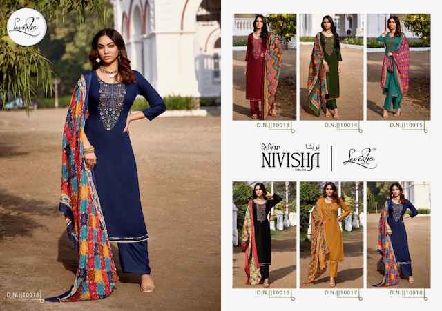 Levisha Nivisha Vol 10 Dress Material - Wholesale Factory ( 6 pcs Catalogue )