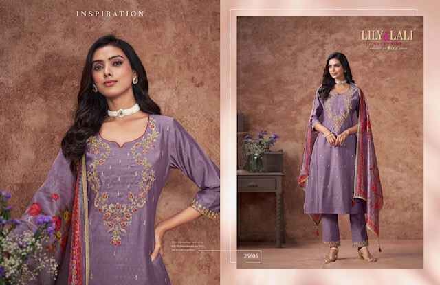 Lily & Lali Rashmika Viscouse Silk Kurti Combo 6 pcs Catalogue ( 6 pcs Catalogue )