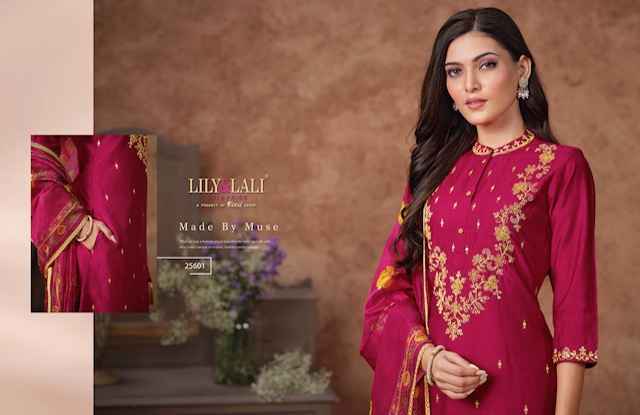 Lily & Lali Rashmika Viscouse Silk Kurti Combo 6 pcs Catalogue ( 6 pcs Catalogue )