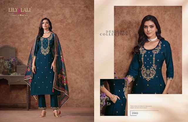 Lily & Lali Rashmika Viscouse Silk Kurti Combo 6 pcs Catalogue ( 6 pcs Catalogue )