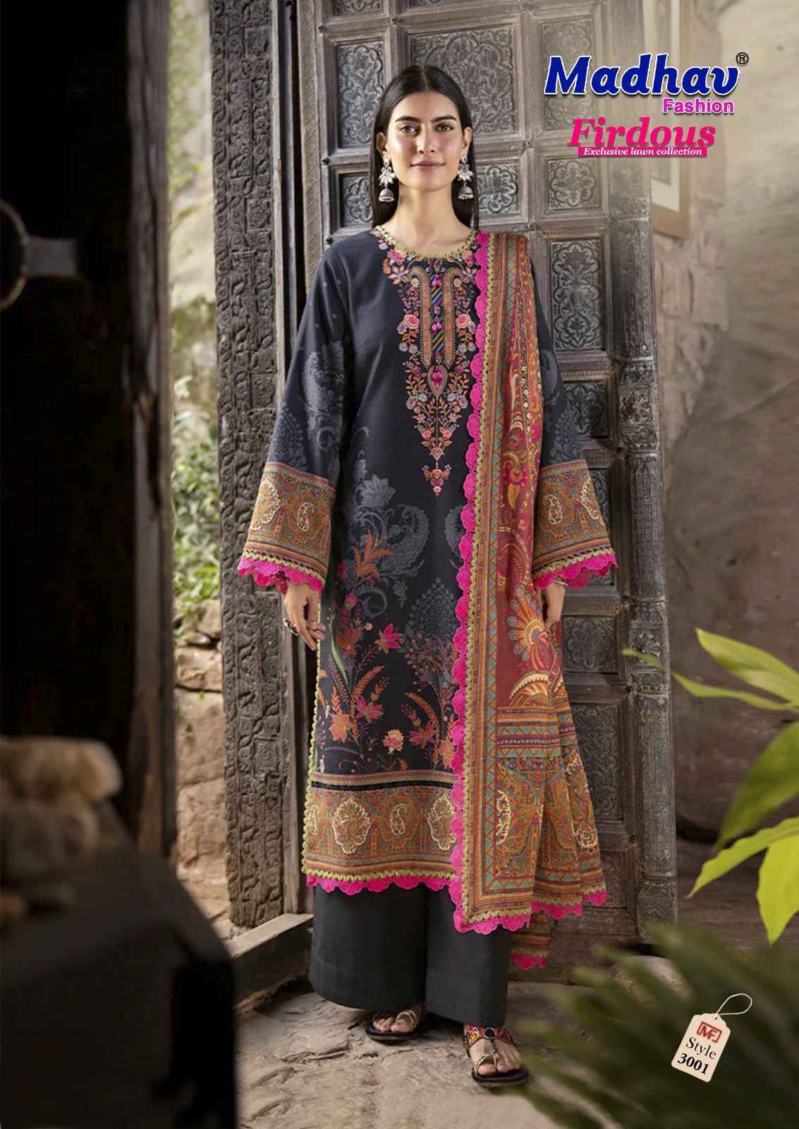 Madhav Fashion Firdous Vol-3 Cotton Dress Material (6 pcs Catalogue)