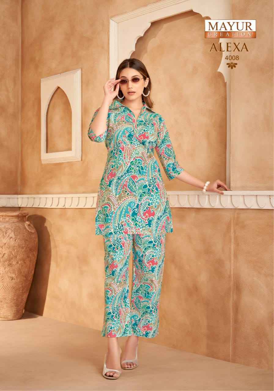 Mayur Creation Alexa Vol 4 Cotton Cord Set - Wholesale Factory ( 10 pcs Catalogue )