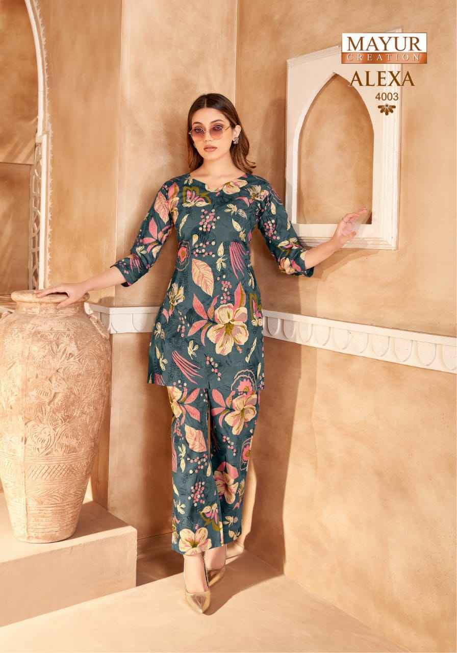 Mayur Creation Alexa Vol 4 Cotton Cord Set - Wholesale Factory ( 10 pcs Catalogue )