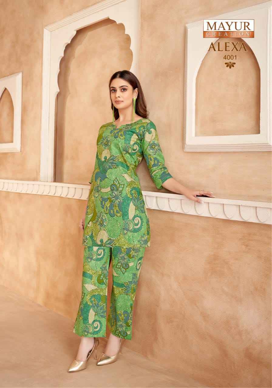 Mayur Creation Alexa Vol 4 Cotton Cord Set - Wholesale Factory ( 10 pcs Catalogue )