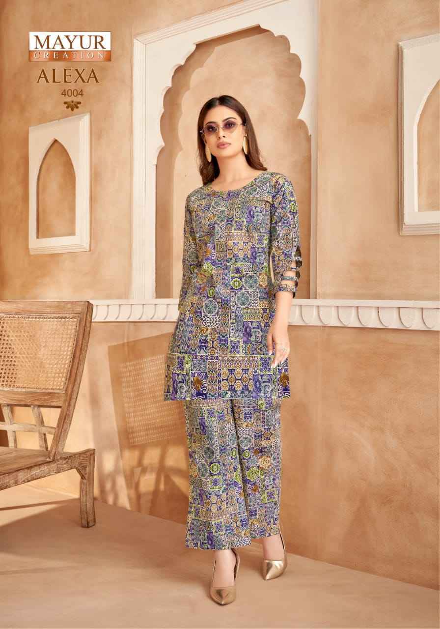 Mayur Creation Alexa Vol 4 Cotton Cord Set - Wholesale Factory ( 10 pcs Catalogue )