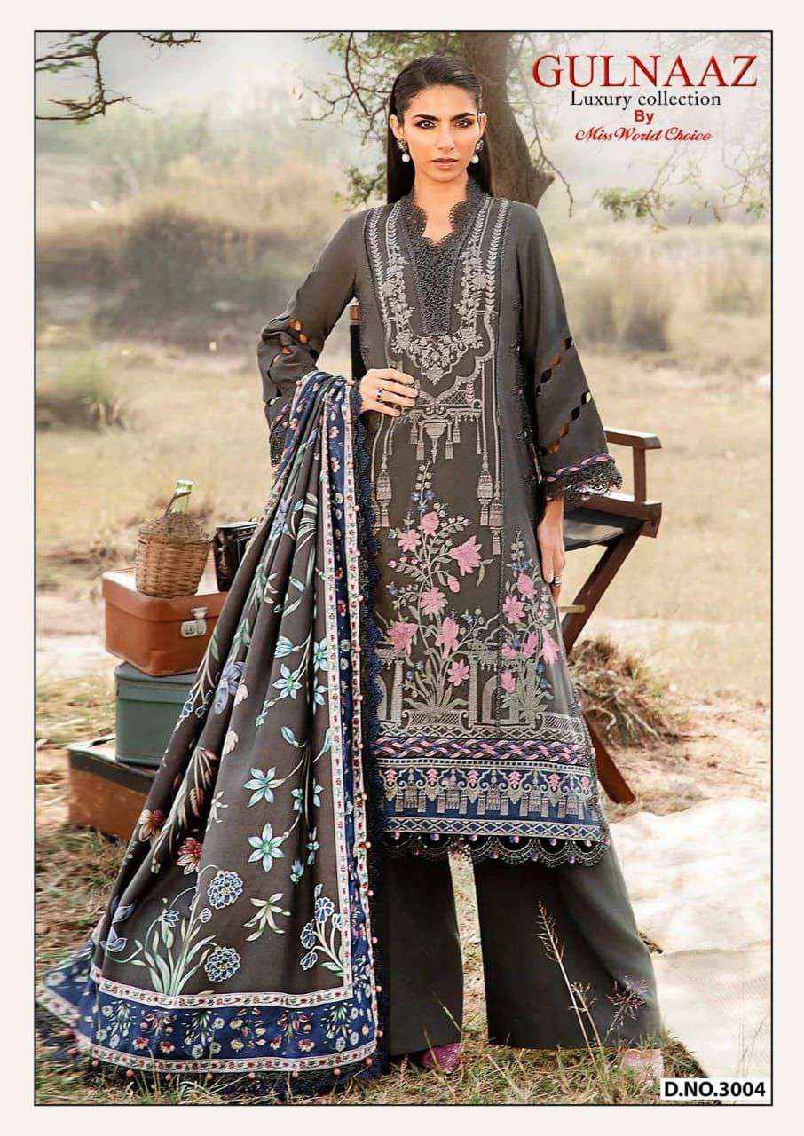 Miss World Choice Gulnaaz Vol 3 Printed Karachi Suit Summer Catalog Wholesale Price ( 6 Pcs Catalog )