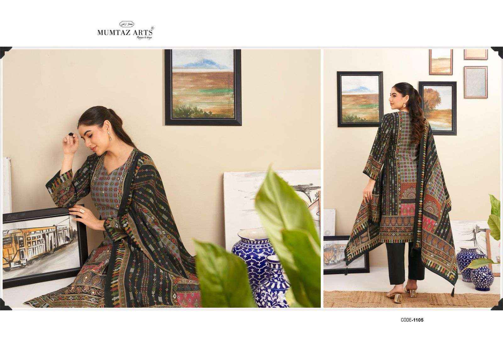 Mumtaz Arts Nayaab Vol 7 Fancy Handwork Muslin Dress Wholesale Price ( 6 Pcs Catalog )
