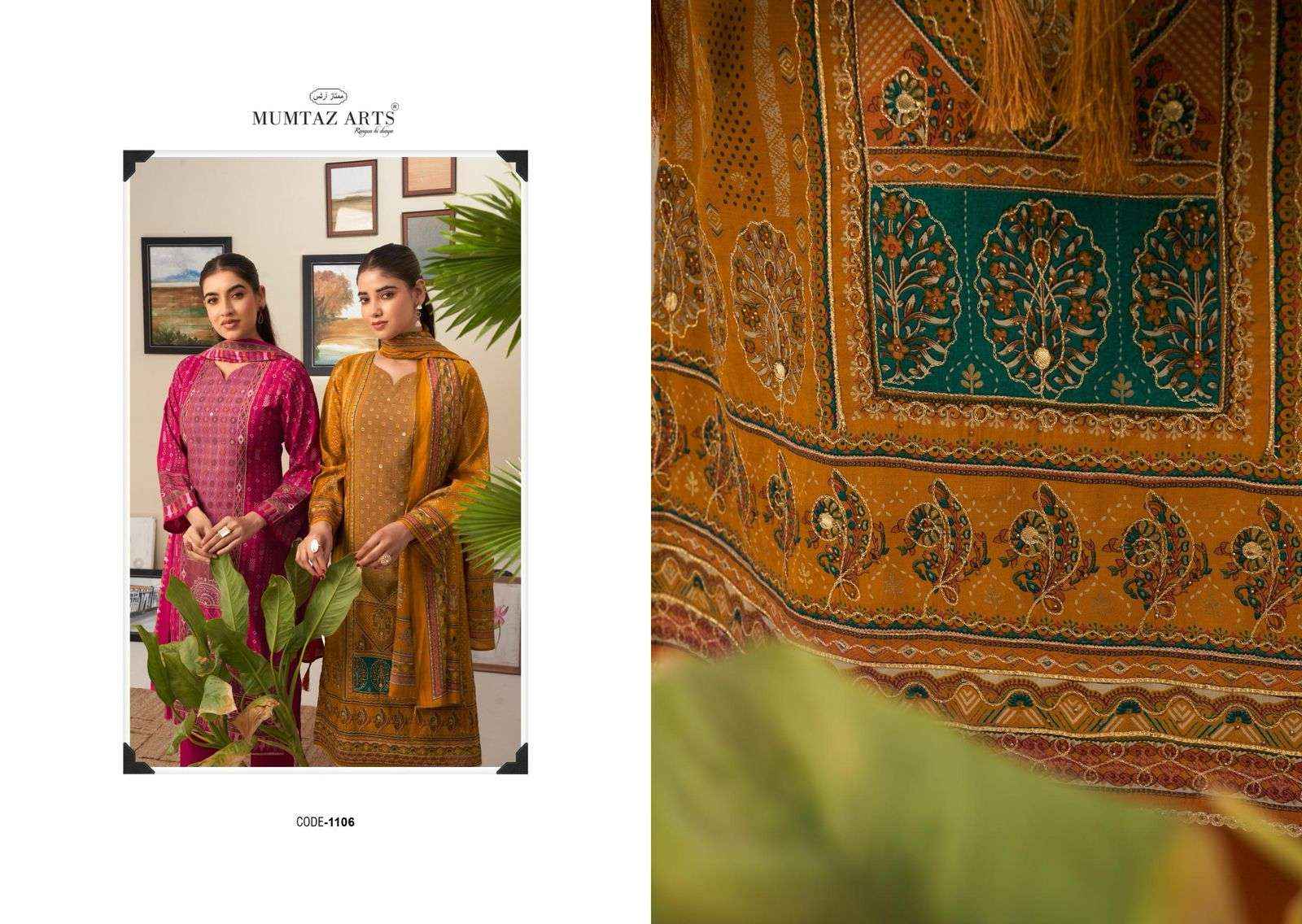 Mumtaz Arts Nayaab Vol 7 Fancy Handwork Muslin Dress Wholesale Price ( 6 Pcs Catalog )
