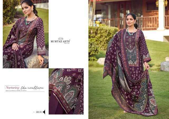 Mumtaz Arts Seher Silk Viscouse Musline Pakistani Suits ( 4 pcs Catalogue )