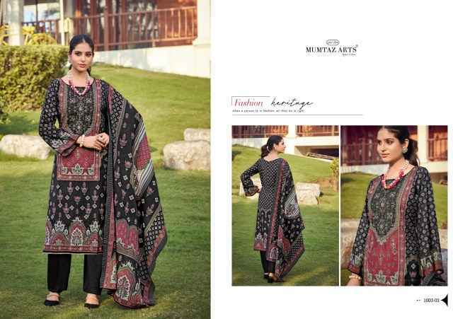 Mumtaz Arts Seher Silk Viscouse Musline Pakistani Suits ( 4 pcs Catalogue )