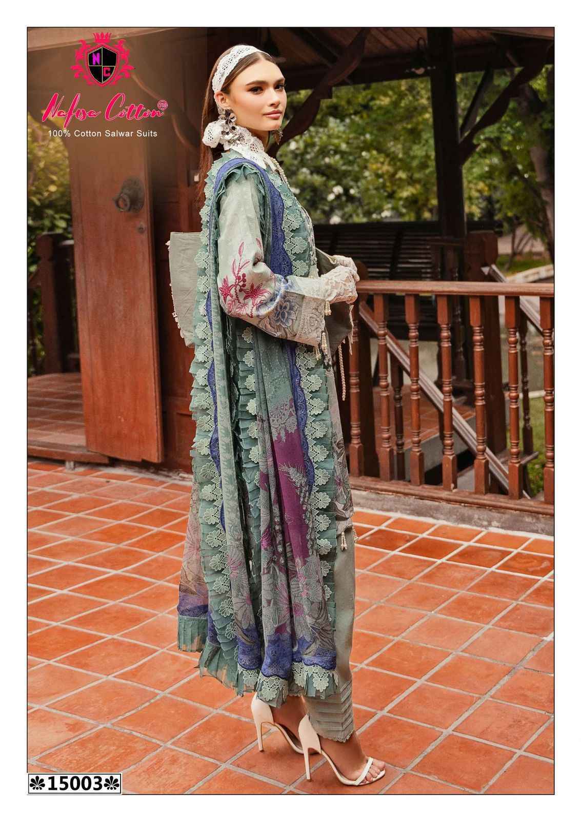 Nafisa Cotton Monsoon Vol 15 Cotton Pakistani Suits ( 6 pcs Catalogue )