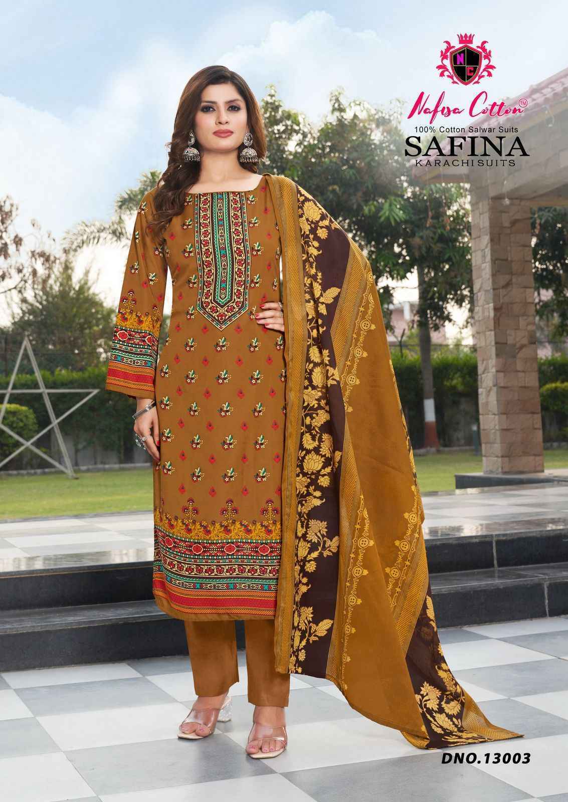 Nafisa Cotton Safina Vol-13 Cotton Dress Material (6 pcs Catalogue)