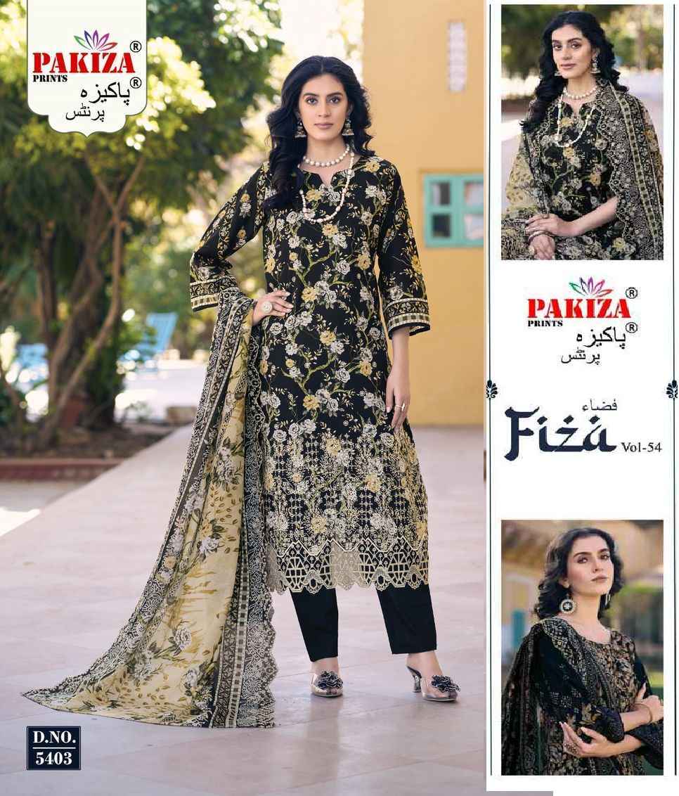 Pakiza Prints Fiza Vol 54 Wholesale Lawn Pakistani Ladies Suits ( 9 pcs Catalogue )