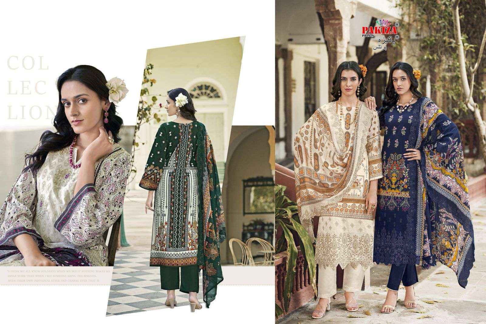 Pakiza Prints Himsa Vol 55 Heavy Chikan Work Summer Wear Collection Wholesale Rate ( 10 Pcs Catalog )