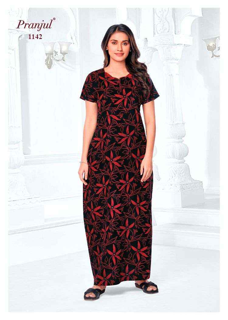 Pranjul Pragati Vol 11 Pure Cotton Nighty Wholesale Price ( 30 Pcs Catalogue )