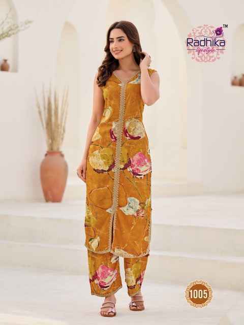 Radhika Lifestyle Evergreen Vol-1 Rayon Kurti With Plazzo (8 pcs Catalogue)