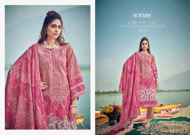 Romani Aarzu Vol-15 Cotton Pakistani Suits Surat Wholesaler (8 pcs Catalogue)
