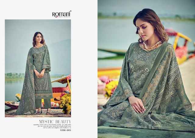 Romani Aarzu Vol-15 Cotton Pakistani Suits Surat Wholesaler (8 pcs Catalogue)