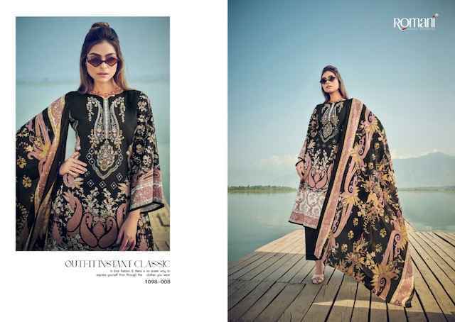 Romani Aarzu Vol-15 Cotton Pakistani Suits Surat Wholesaler (8 pcs Catalogue)