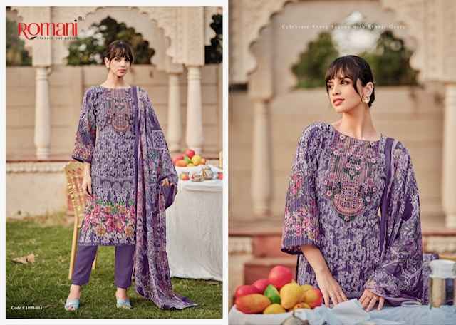 Romani Saniya Cotton Pakistani Salwar Kameez Online shopping ( 8 pcs Catalogue )