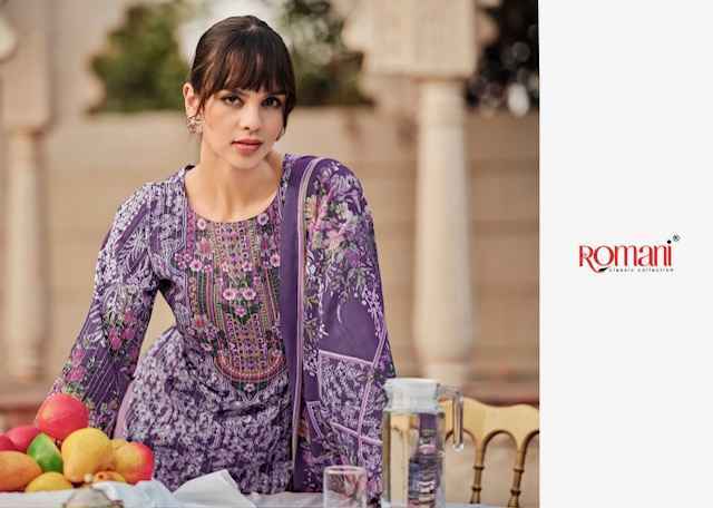 Romani Saniya Cotton Pakistani Salwar Kameez Online shopping ( 8 pcs Catalogue )