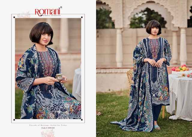 Romani Saniya Cotton Pakistani Salwar Kameez Online shopping ( 8 pcs Catalogue )