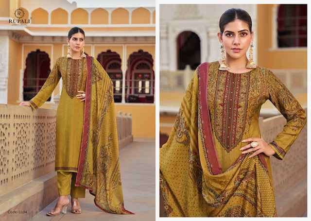 Rupali Fashion Kimberly Musline Dress Material Wholesale Price (6 pcs Catalogue)