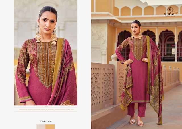 Rupali Fashion Kimberly Musline Dress Material Wholesale Price (6 pcs Catalogue)